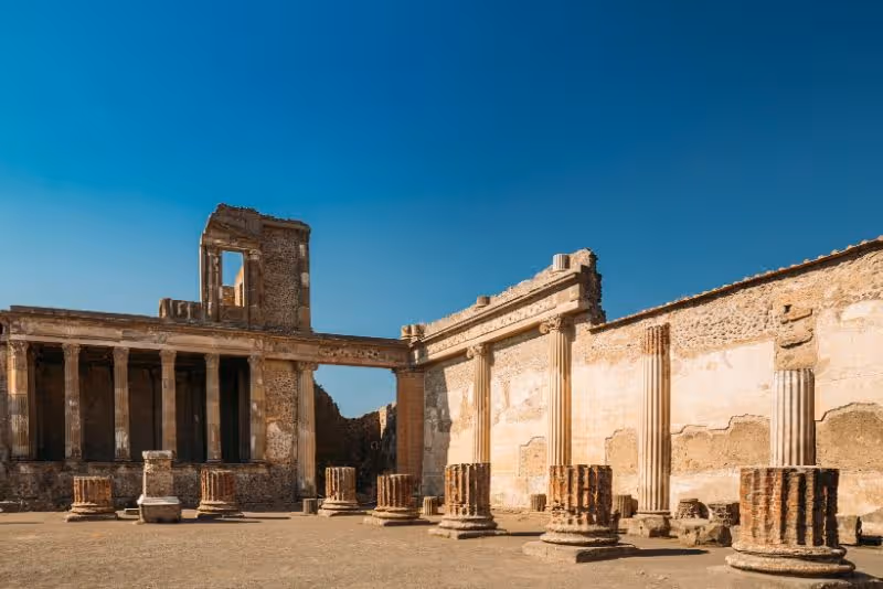 Entrance ticket to Pompeii