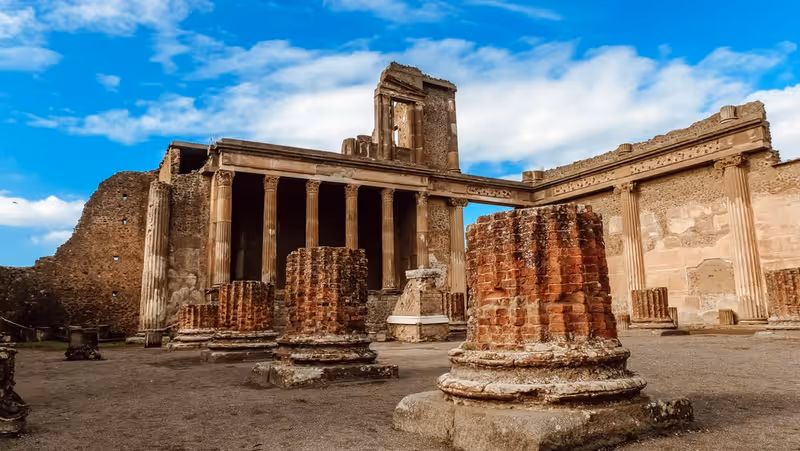 Entrance ticket to the ruins of Pompeii